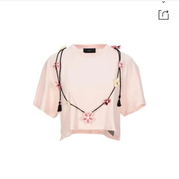 Alanui Floral Necklace T-shirt In White - Picture 3 of 8